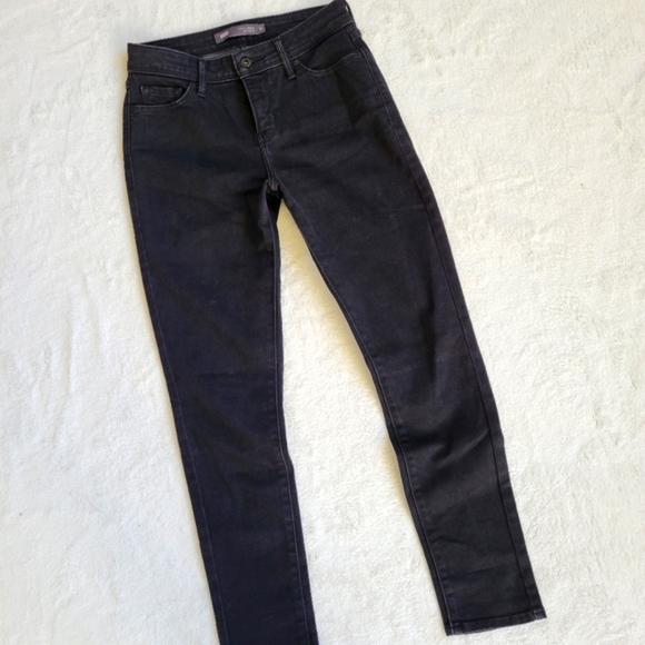 Black Levi's Leggings Perfectly Slimming 512 Jeggings Super Skinny Pull On 4 P - Picture 5 of 12